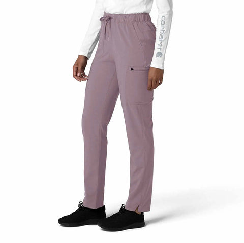 women's force cross-flex  straight leg cargo scrub pant