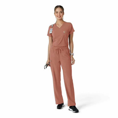 women's force cross-flex boot cut scrub pant