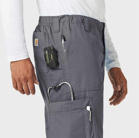 ripstop boot cut 8-pocket cargo scrub pant