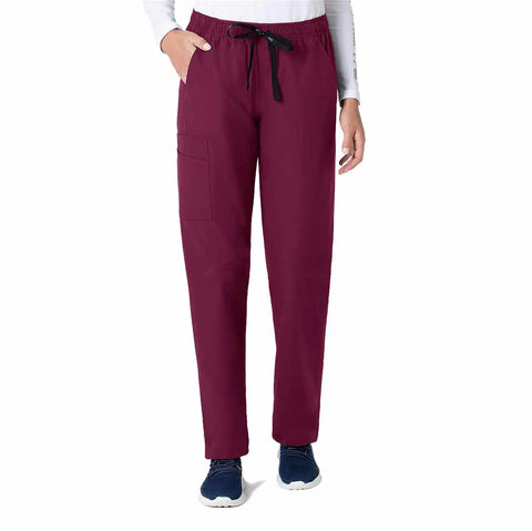 unisex force essentials elastic waist cargo scrub pant