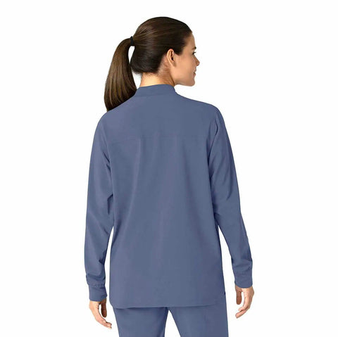 women's force cross-flex shirt scrub jacket