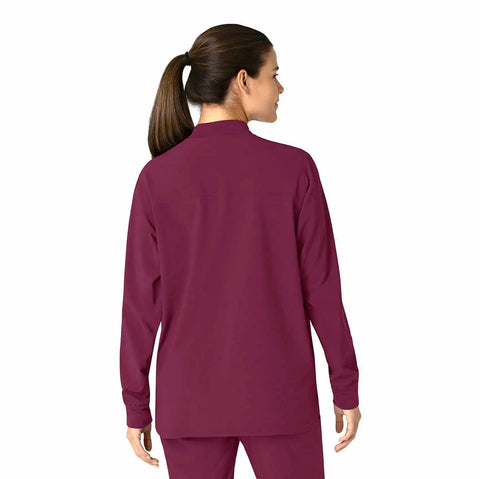 women's force cross-flex shirt scrub jacket