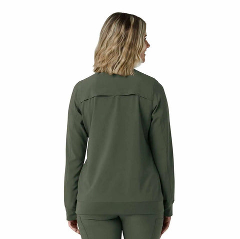 women's force cross-flex lightweight scrub jacket