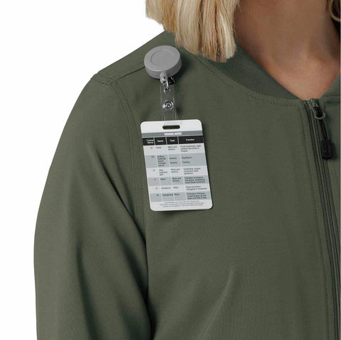 women's force cross-flex lightweight scrub jacket