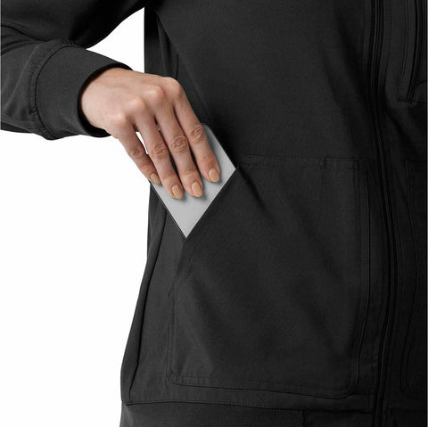 women's force cross-flex lightweight scrub jacket