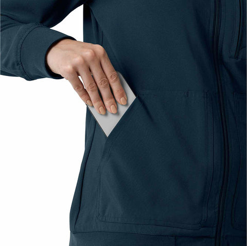 women's force cross-flex lightweight scrub jacket