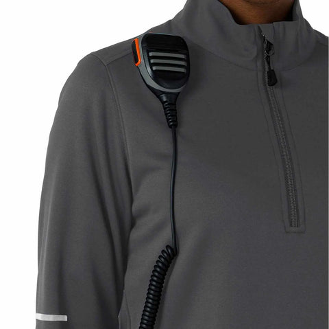 women's rugged flex® rscu scrub half zip