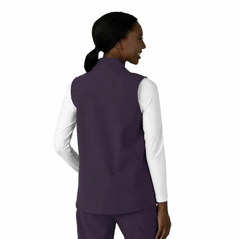women's rugged flex® bonded fleece scrub vest