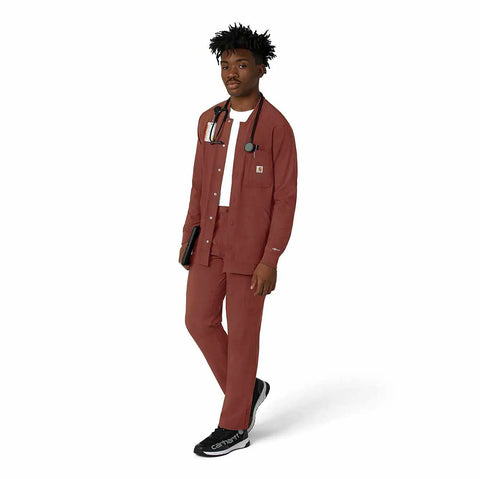 force cross-flex men's shirt scrub jacket