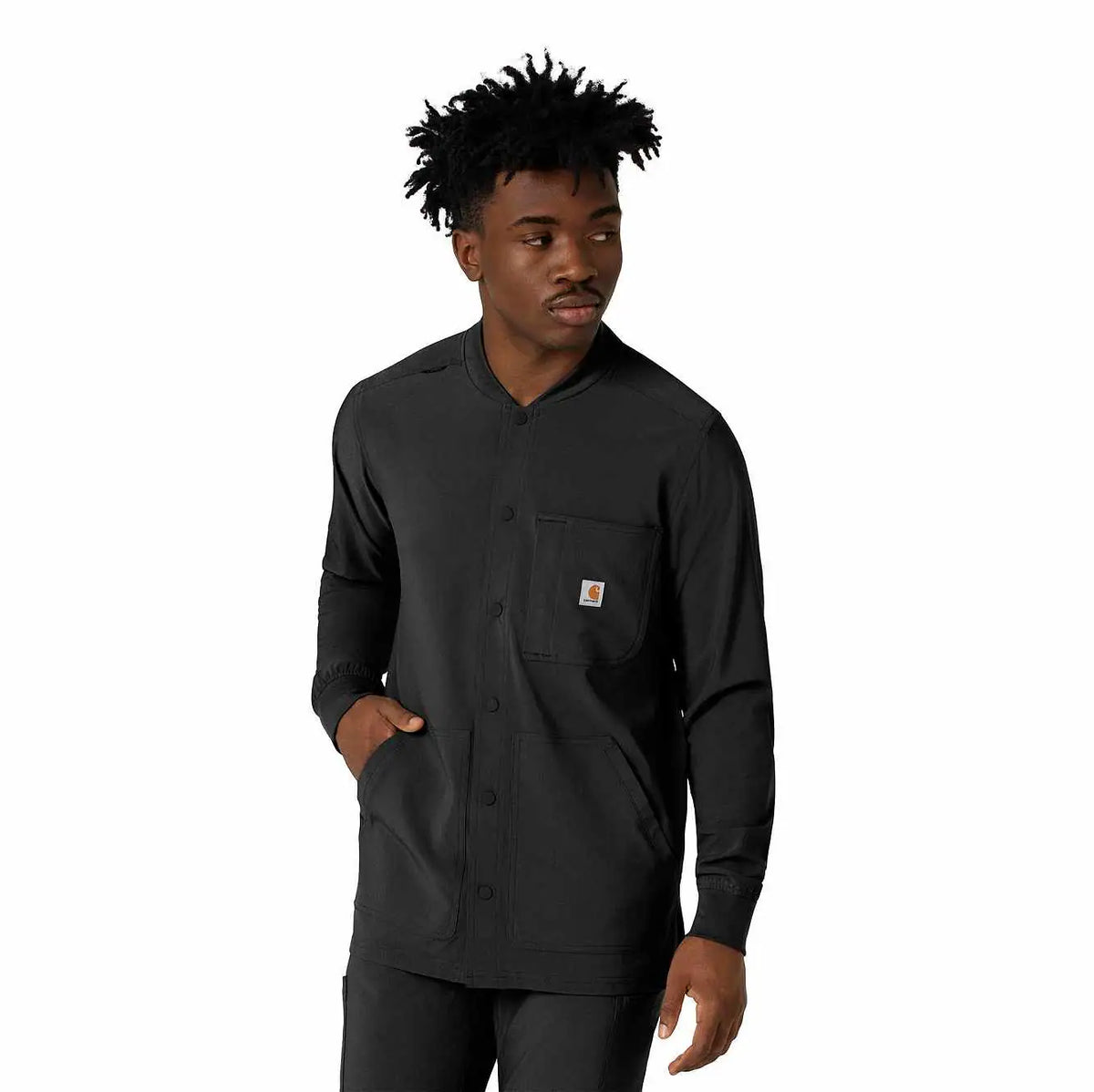 force cross-flex men's shirt scrub jacket