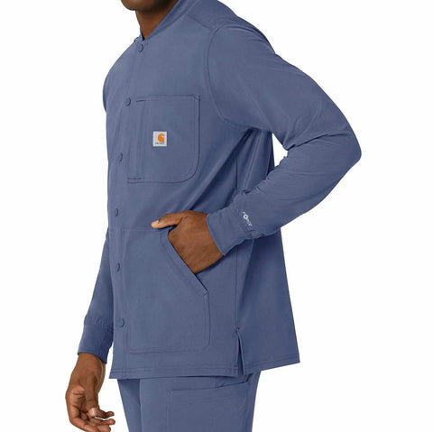 force cross-flex men's shirt scrub jacket