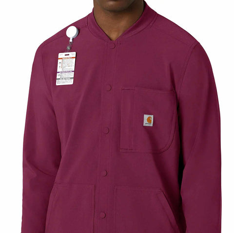 force cross-flex men's shirt scrub jacket