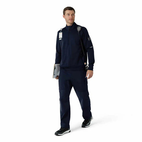 rugged flex® rscu scrub half zip