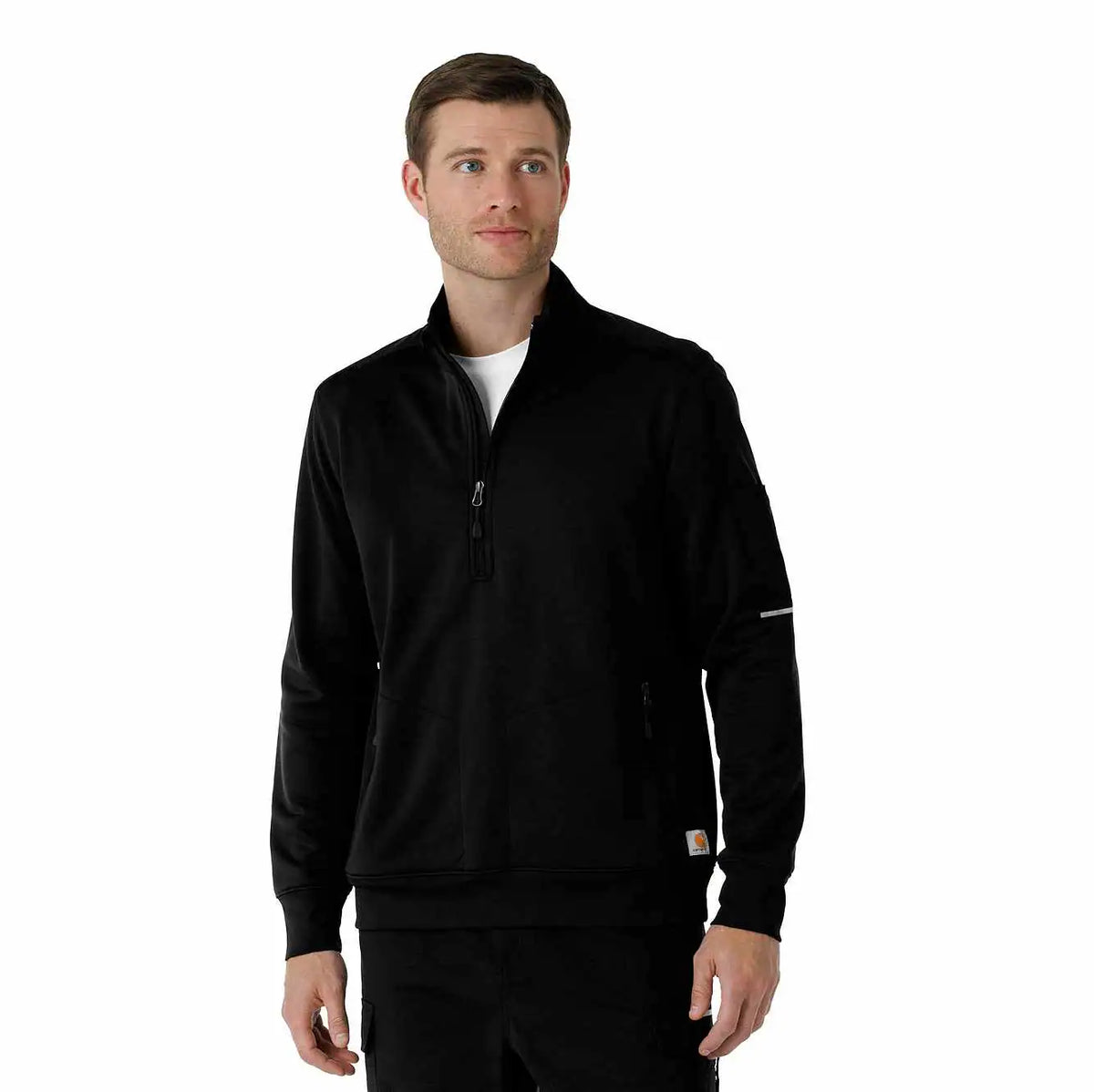 rugged flex® rscu scrub half zip