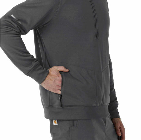 rugged flex® rscu scrub half zip