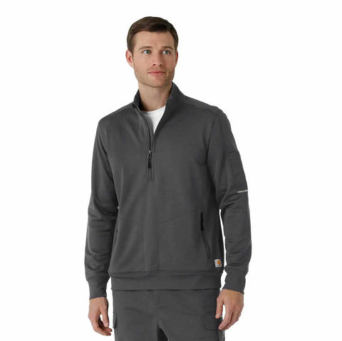 rugged flex® rscu scrub half zip