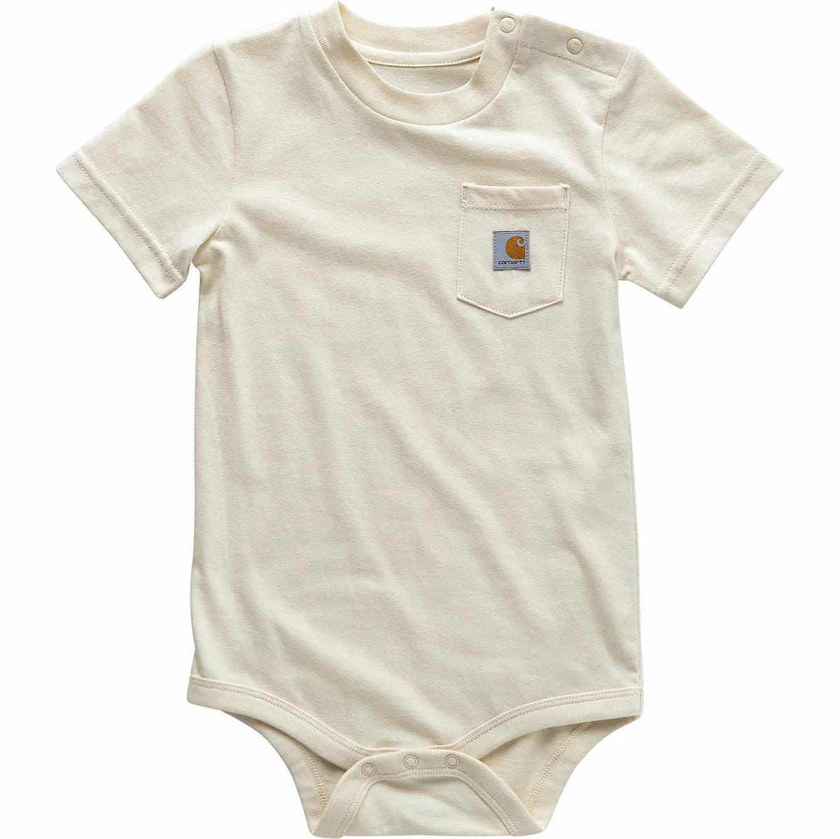 kids' short sleeve pocket bodysuit (baby)