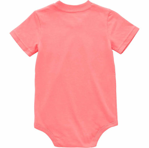kids' short sleeve pocket bodysuit (baby)