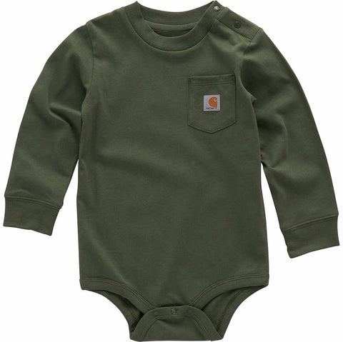 boys' long sleeve pocket bodysuit (baby)