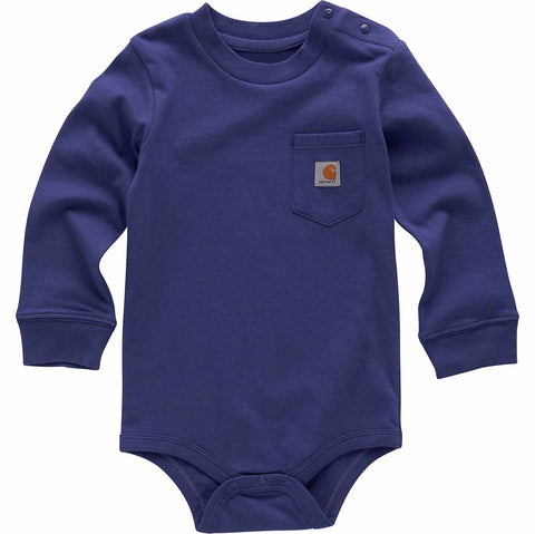 boys' long sleeve pocket bodysuit (baby)