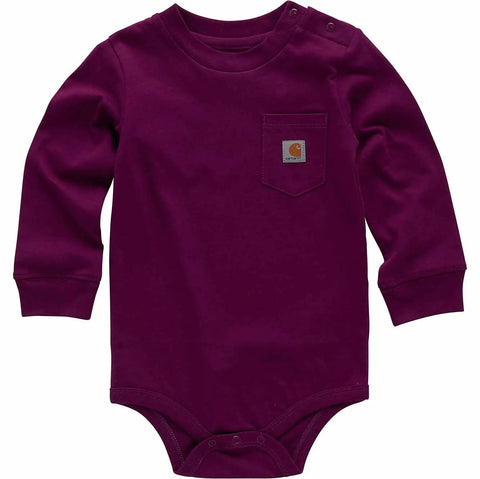 boys' long sleeve pocket bodysuit (baby)