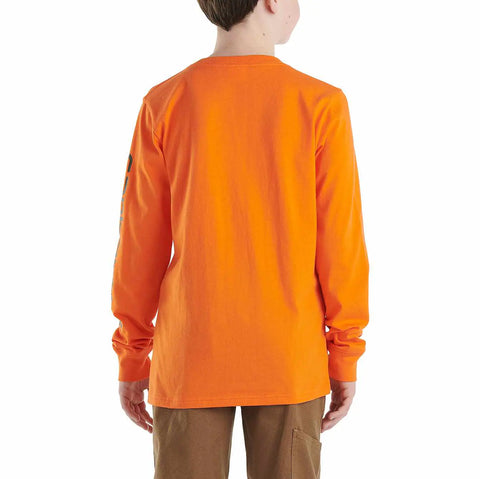 boys' long-sleeve pocket t-shirt (toddler/child/youth)