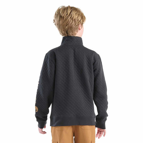 boys' long sleeve quarter-zip sweatshirt (toddler/child/youth)