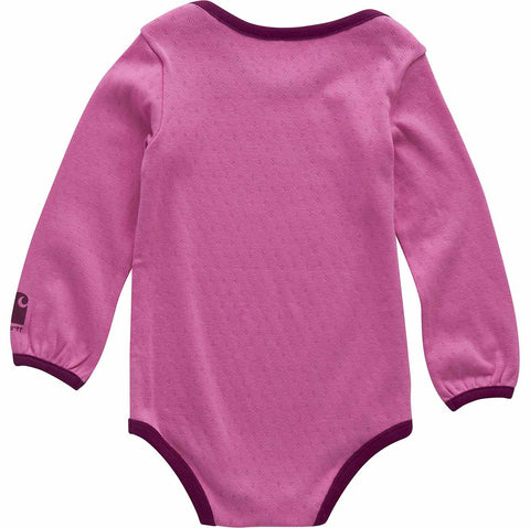 girls' long sleeve puppy bodysuit (baby)