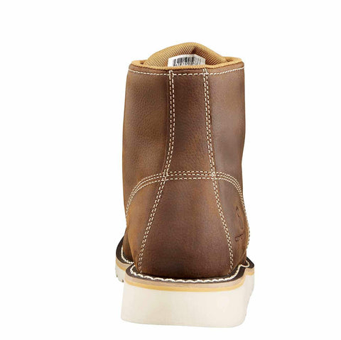 waterproof 6" moc toe wedge boot