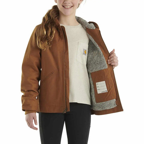 girls' sierra sherpa-lined jacket (child/youth)