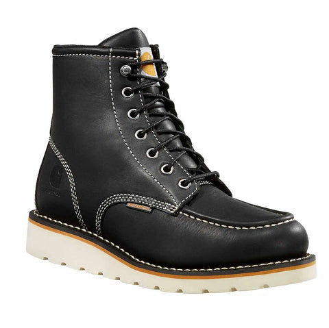 women's waterproof 6" moc toe wedge boot