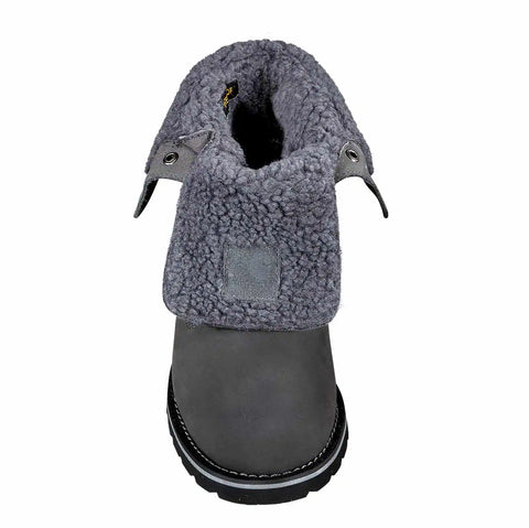 women's 8" waterproof insulated wedge fold down winter boot