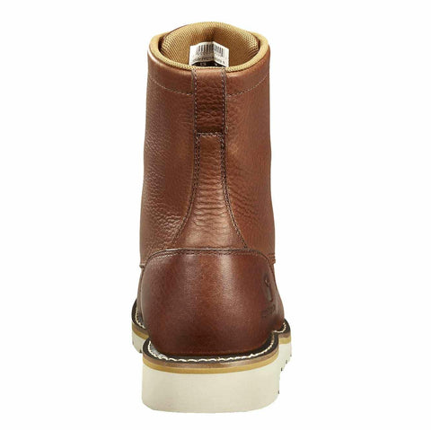 waterproof 8" moc steel toe wedge work boot