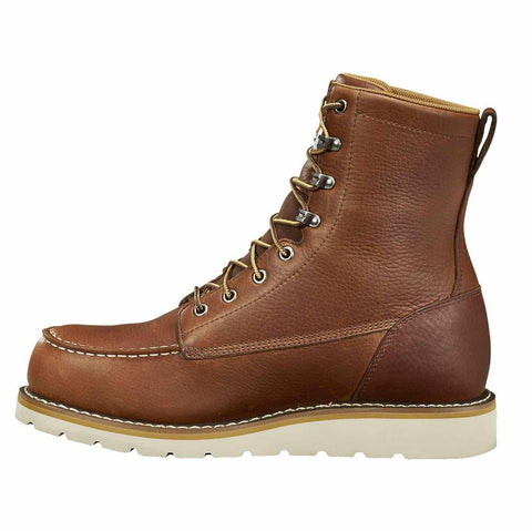 waterproof 8" moc steel toe wedge work boot