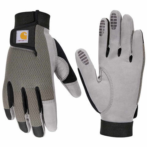 women's synthetic leather high dexterity
touch sensitive secure cuff glove