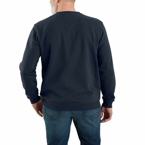 loose midweight crewneck sweatshirt