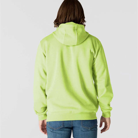 loose fit midweight logo sleeve graphic hoodie