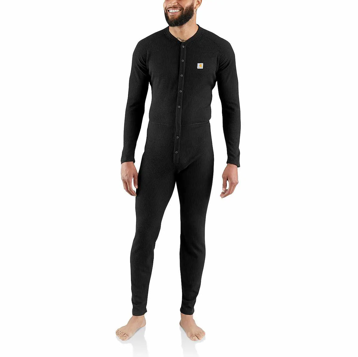 men's base layer union suit - classic cotton-poly
