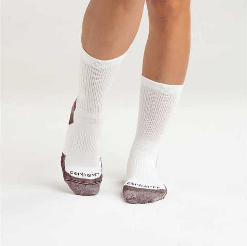 women's midweight cotton blend crew sock 3 pack