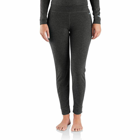 women's base layer thermal leggings - carhartt force® - midweight - poly-wool